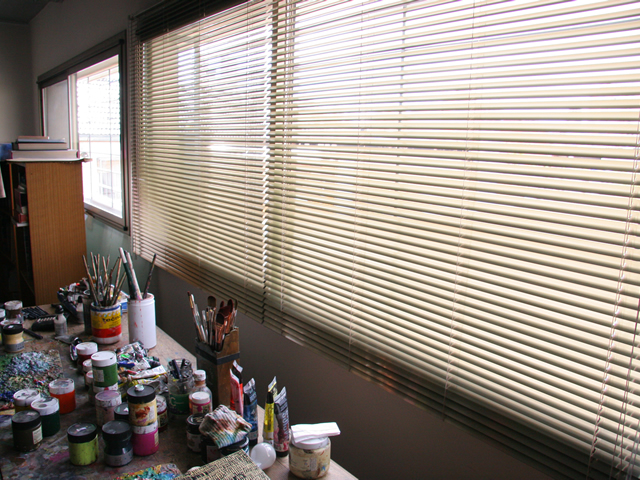 Cortinas venecianas de aluminio